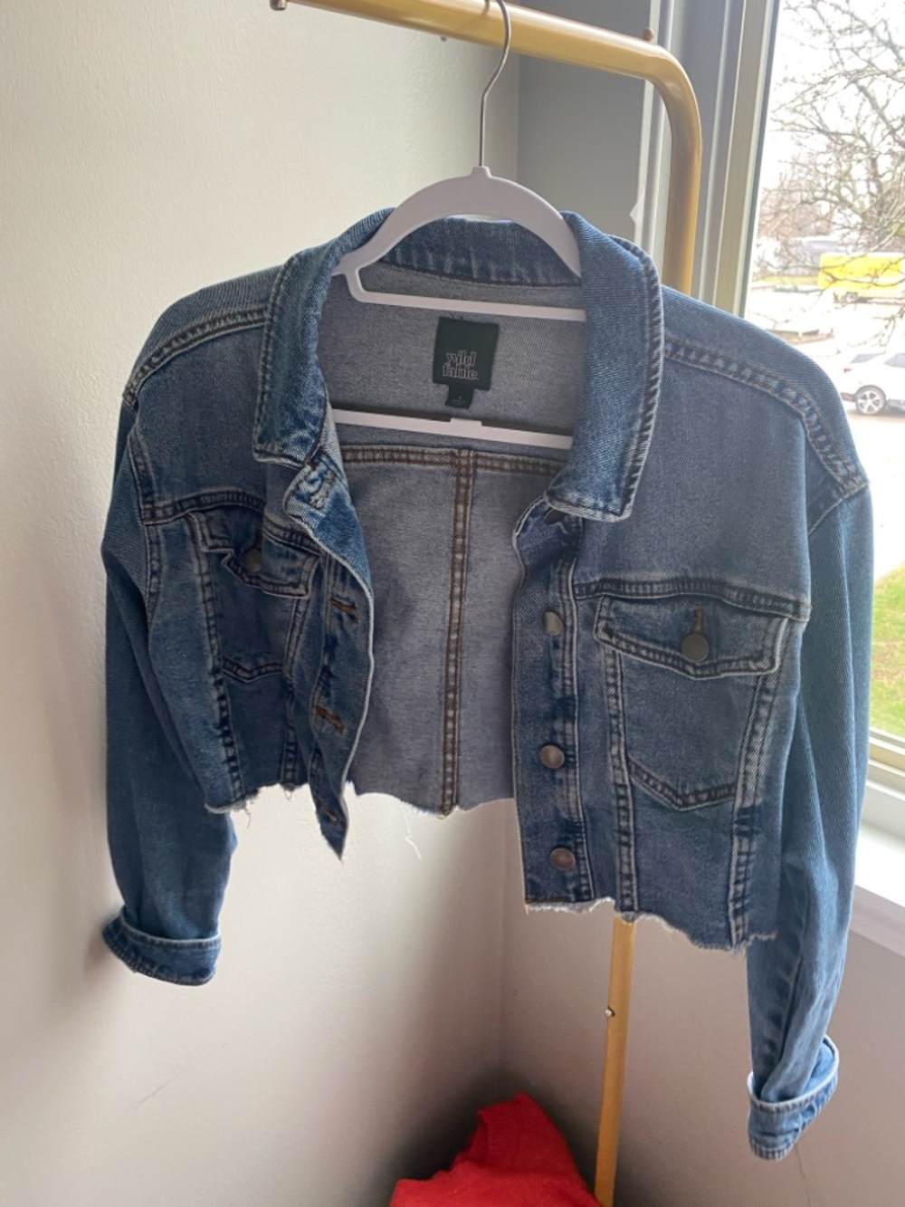 Cropped wild fable Blue Denim Jacket
